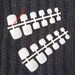 Duree Nagle reviewed toe fake nails to color false nails tips toenails nail sizing kit 