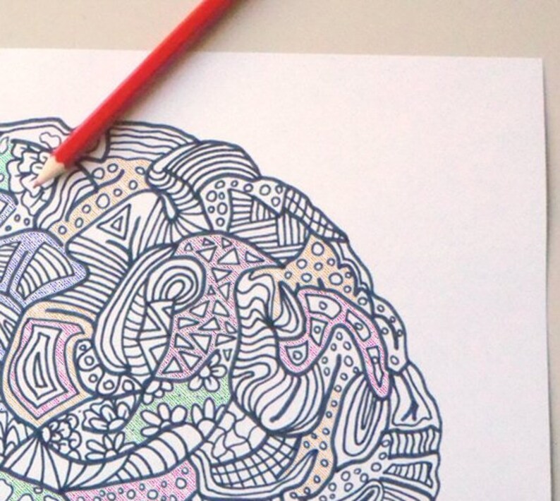 Brain Adults Coloring Book Funny Gift Smart Page - Etsy