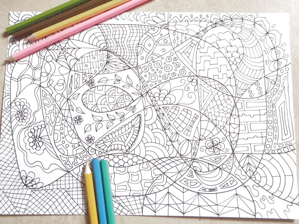 intricate adults coloring book expert level