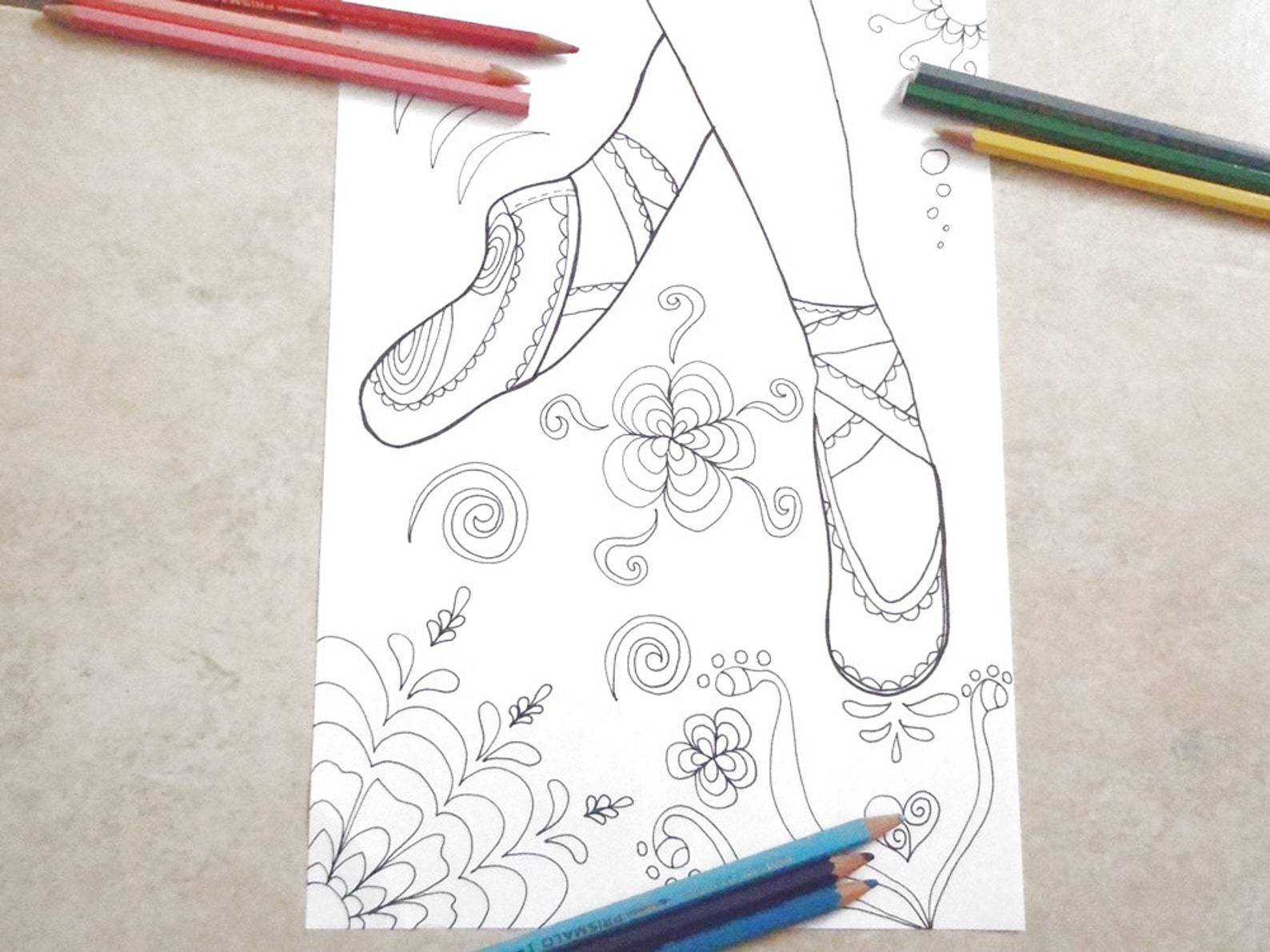 ballet shoes ballerina dancer coloring girl gale adults classic dance slipper foot lover 足 fetish feet leg fashion perv art laso