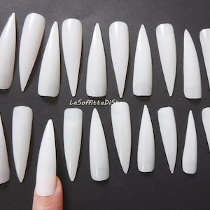 nail sizing kit fake nails beige to color, long