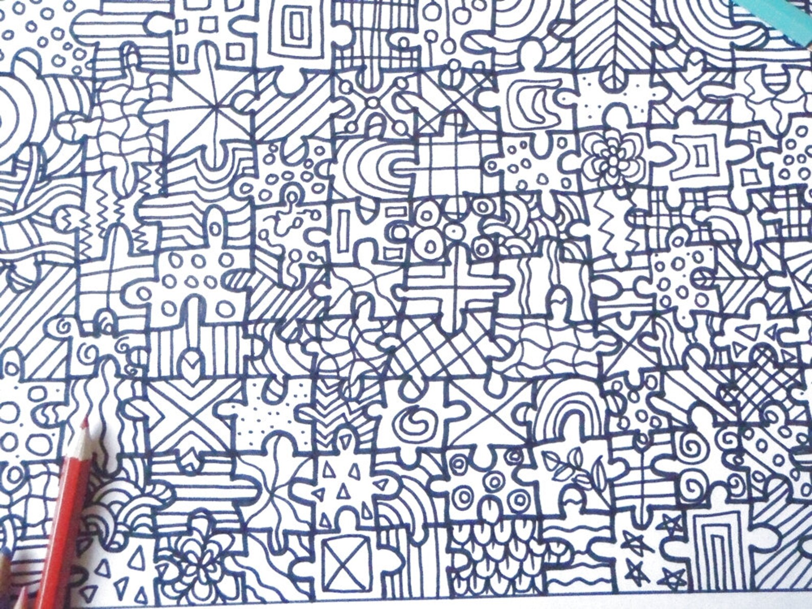 Coloring Jigsaw Puzzle Intricate Adults Colouring Expert | Etsy