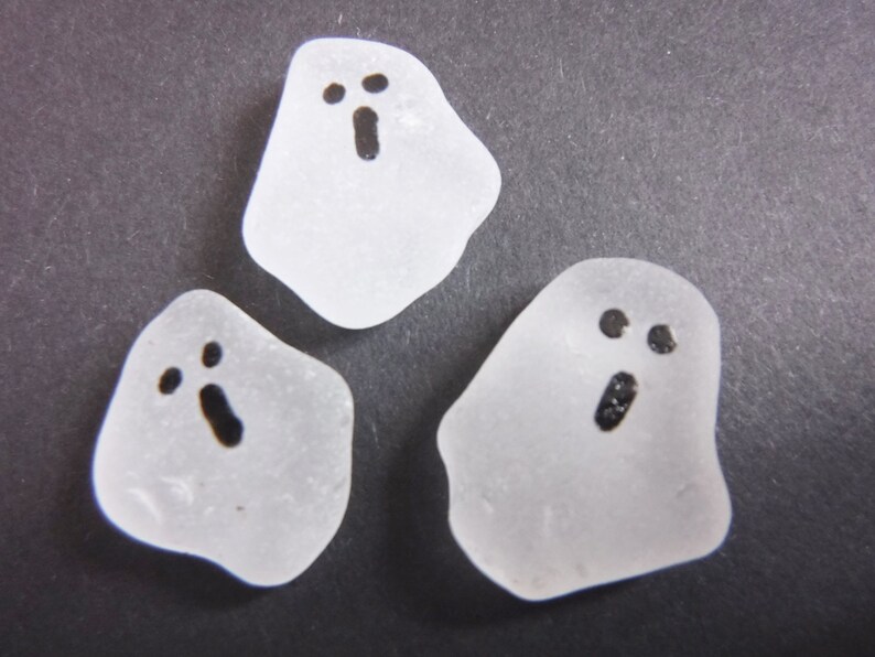 Fantasmi halloween vetri di mare italiano decoro ecologico Etsy Italia