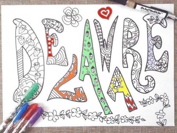 Delaware Coloring Page | Coloring Page