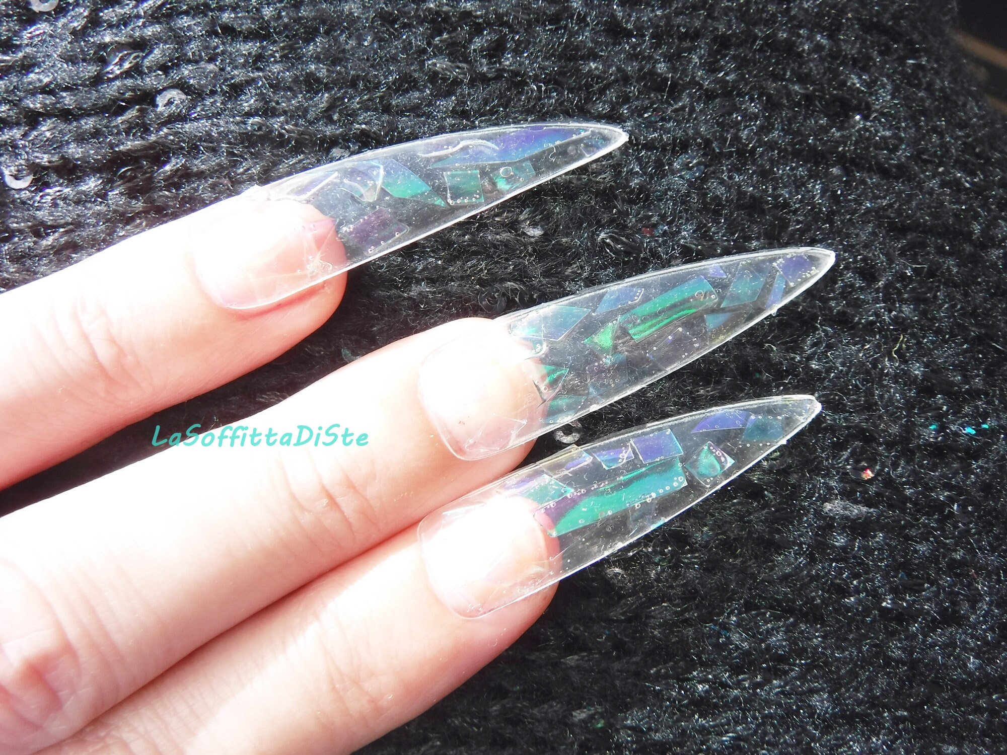 Stained Glass Nails - Etsy Australia