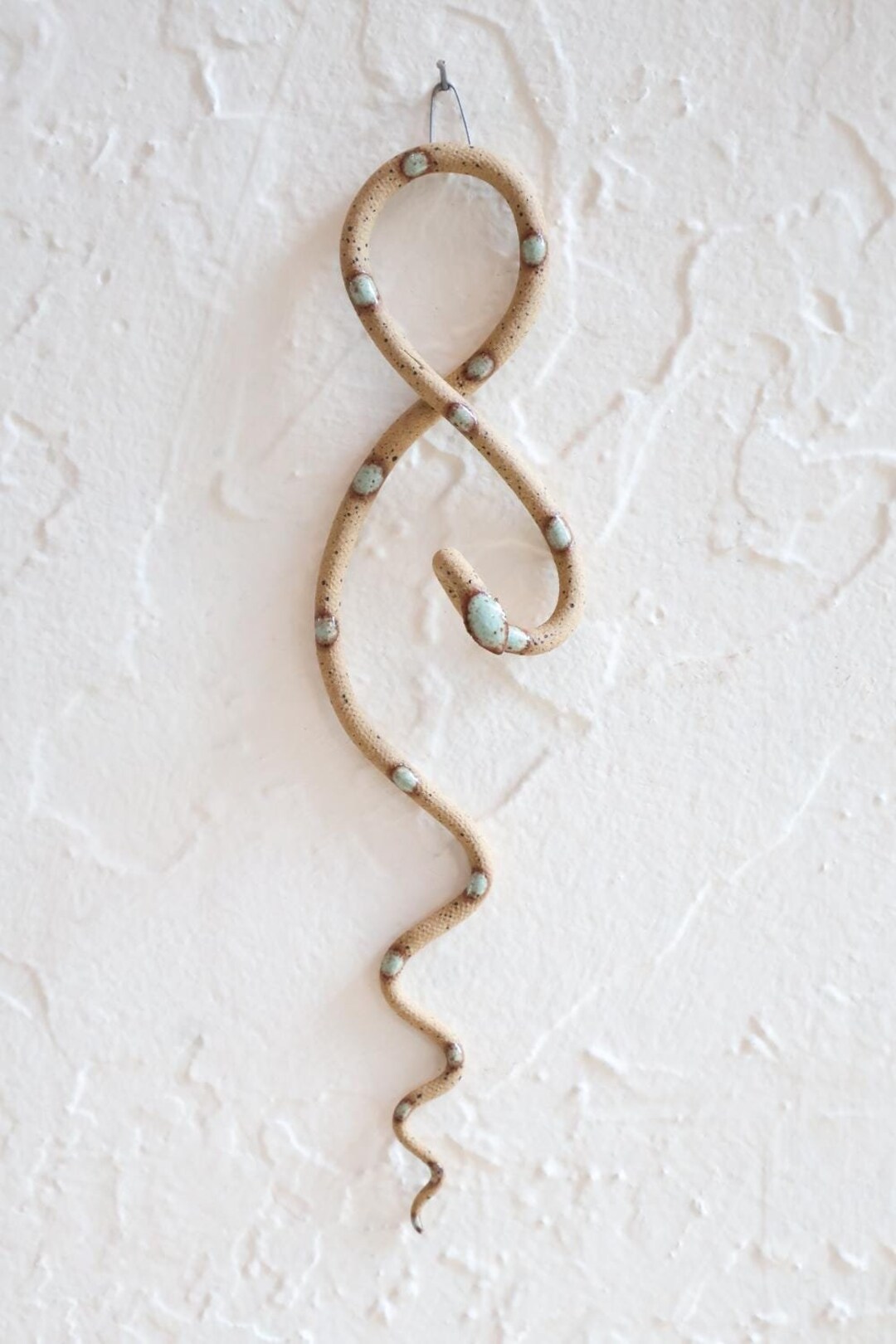 Mini Ceramic Wall Snake by Carter + Rose - Etsy