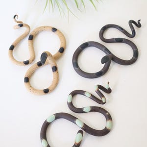 Ceramic Snakes, small set of 3, by Carter + Rose