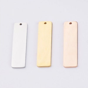 Add a Disc, Rectangle Bar, Name Plate To Your Necklace