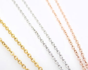 Add A Stainless Steel Chain, Silver, Gold or Rose Gold