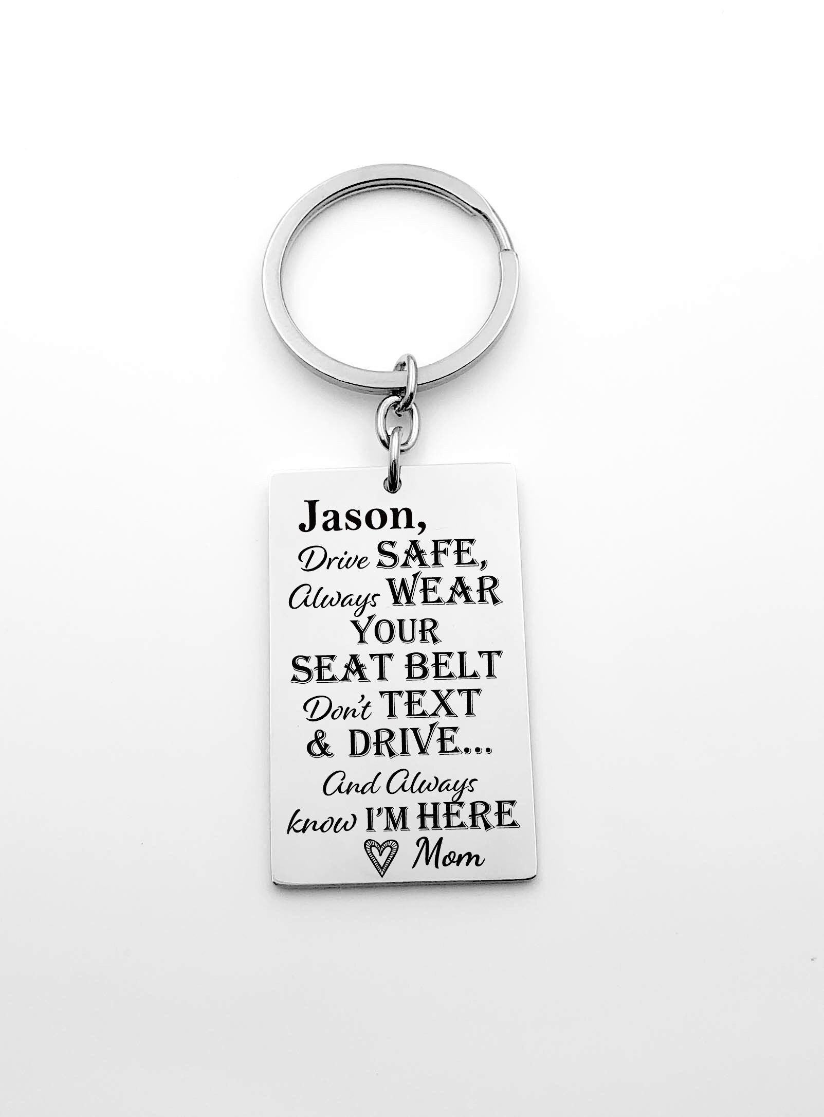 New Drivercustomizedkey Chain Drive Safe Wear Your Etsy