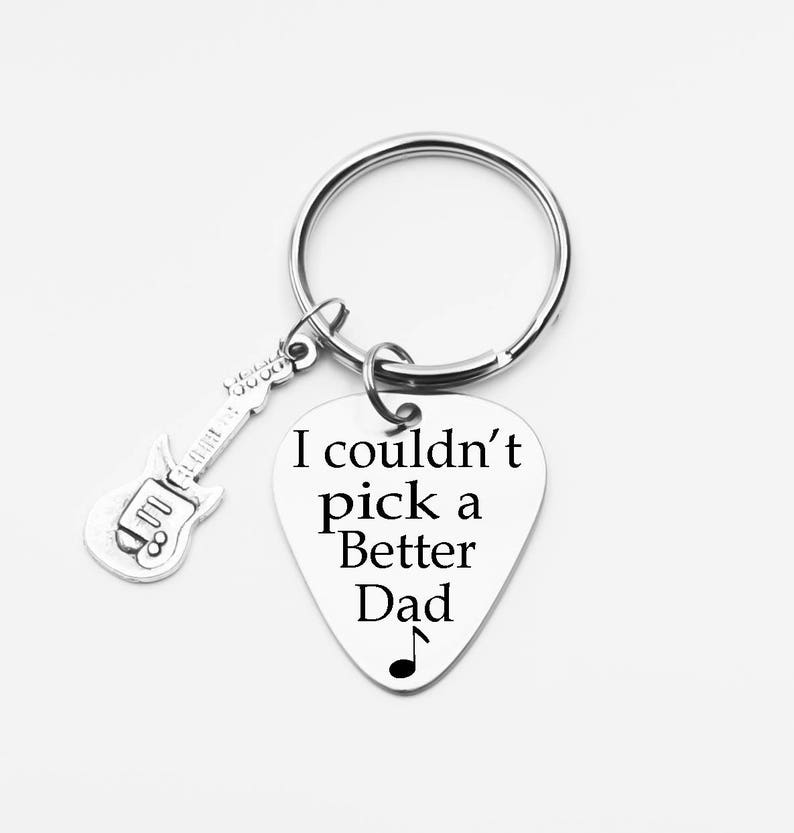 Guitar Pick I Couldn’t Pick A Better DadStep Dad Mom Papa Father Day Gift Men