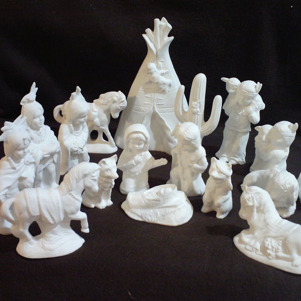 Ceramic Nativity Etsy