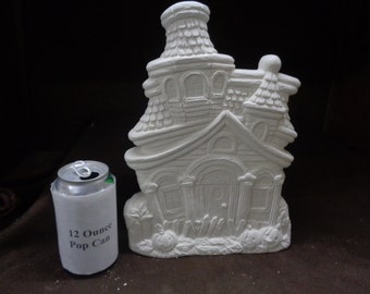 12" Tall Narrow Window Sill Haunted House Halloween  - Ready to Paint - E808