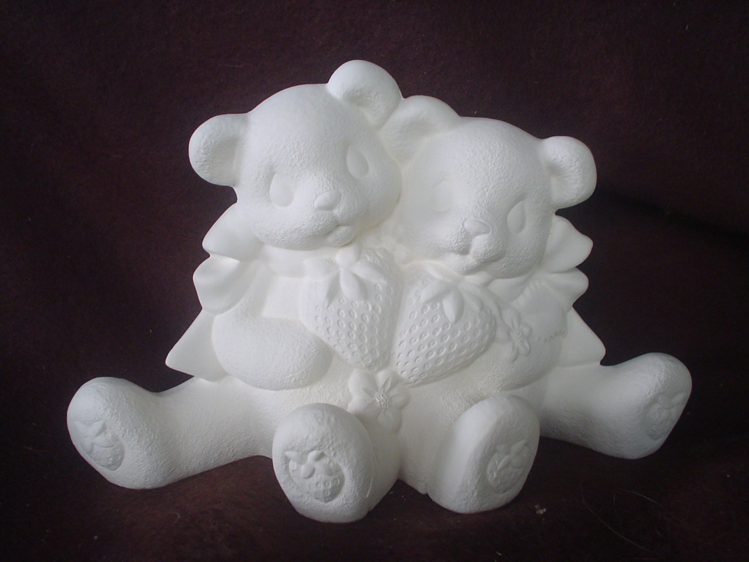 Clay Magic männliche Halloween Bär in Keramik Bisque bereit zu