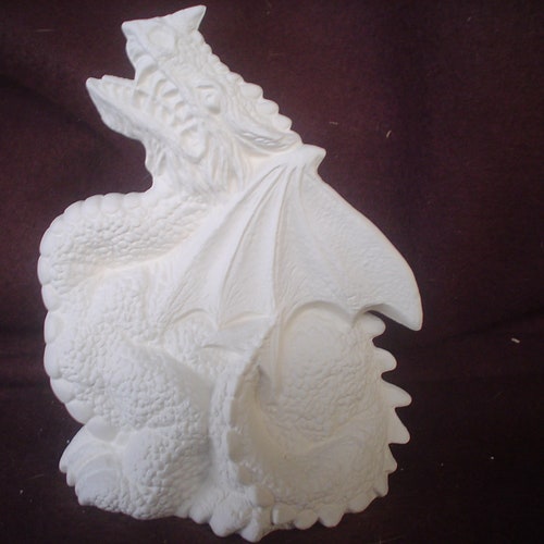 Ceramic Bisque Gangbuster Dragon Ready to Paint Etsy