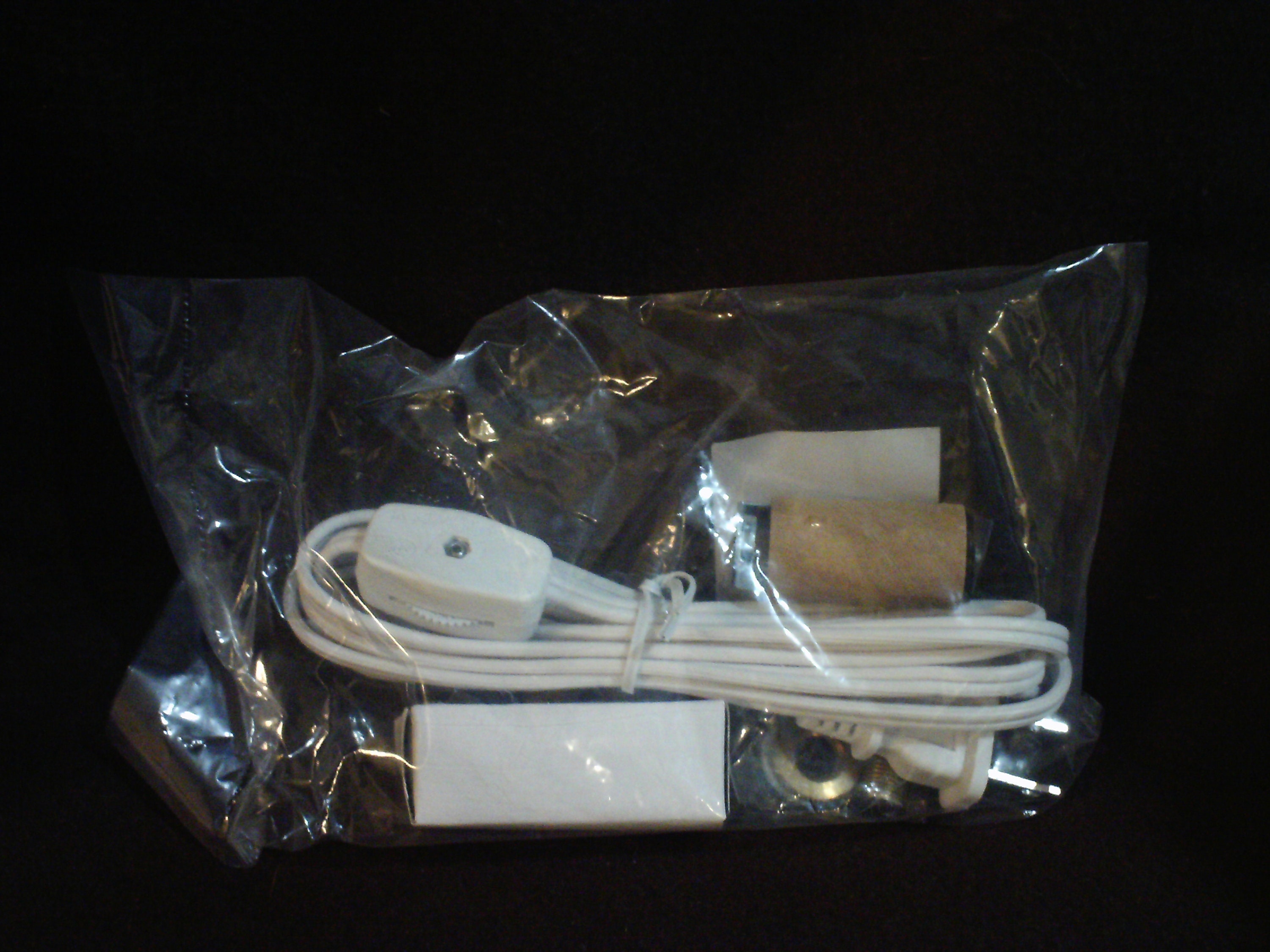 Ceramic Christmas Small Tree Light Kit Fixture 6' White Cord with…