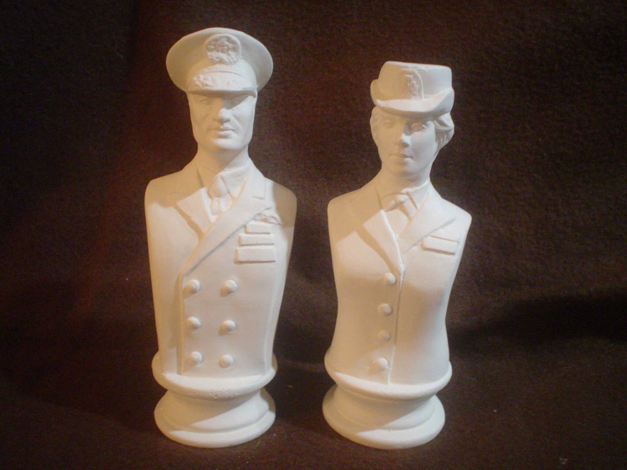 Lots De Pièces D'échecs En Céramique Biscuit – Thème Guerre Civile Doc Holliday, à Peindre