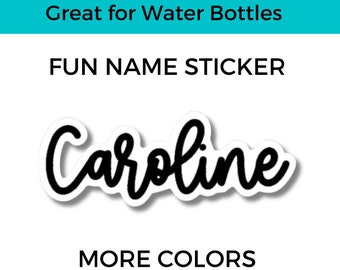 Teacher Sticker - Water Bottle Sticker - Name Stickers - vinyl name stickers - stickers - laptop sticker - Personalized Sticker Decals