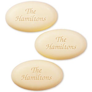 Classic Personalized Soap Set of 3 - Engraved