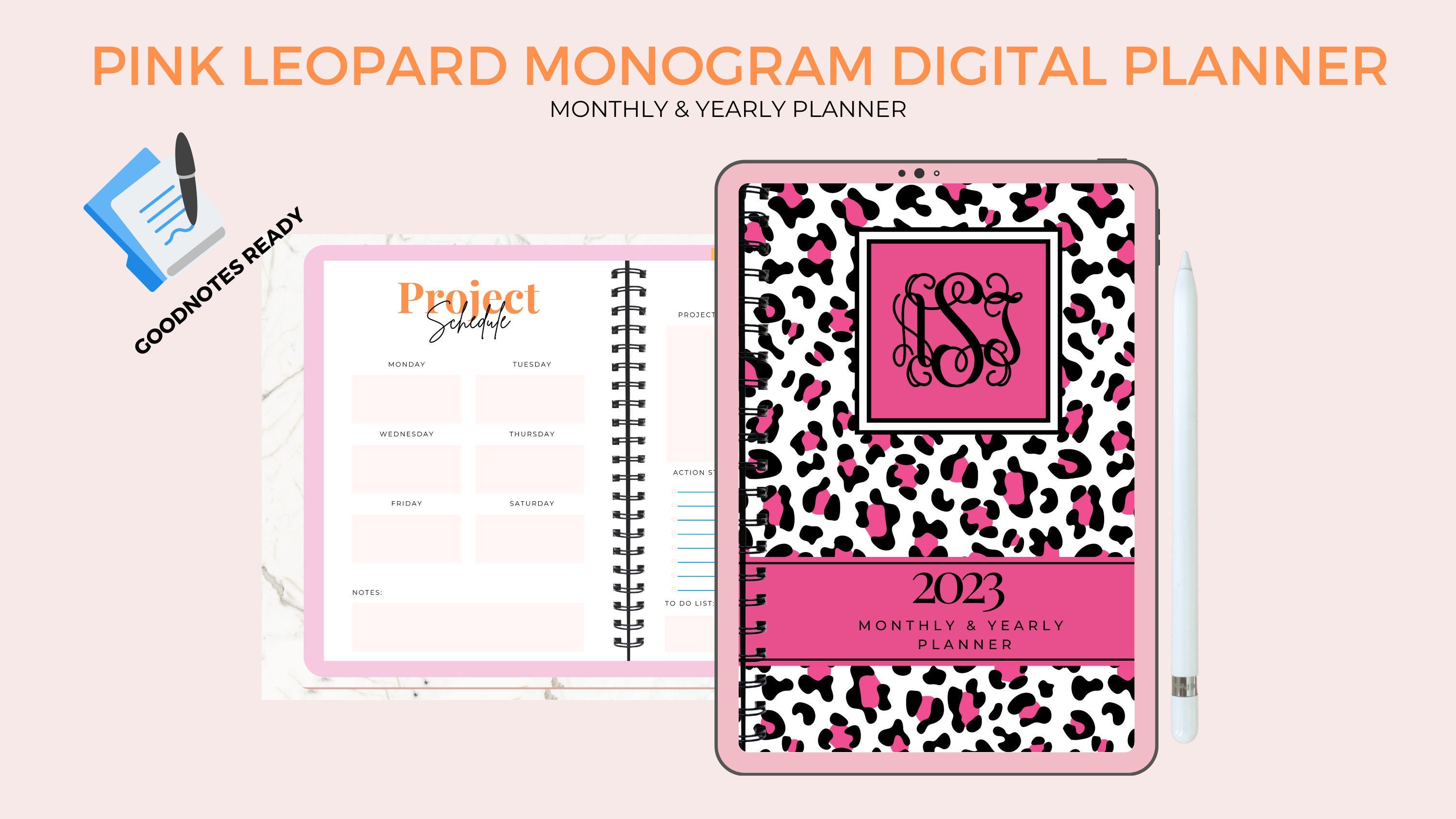 Pocket Agenda Cover Monogram - Women - Personalization
