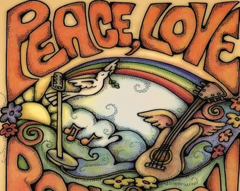 Download Peace Love Rock Etsy