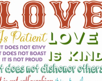 Love is Patient . . .