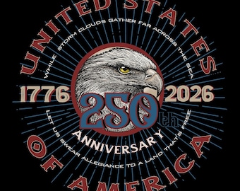 USA 250th Anniversary Eagle Apparel (1776-2026)