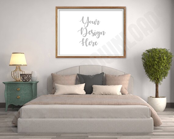 Landscape Photo Mockup 2to3 Ratio Bedroom Wall Art Digital Landscape Photo Mockup 2to3 Ratio Bedroom Wall Art Digital
