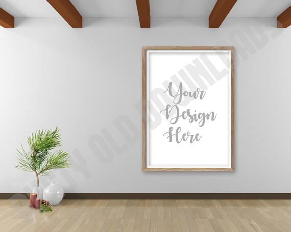 Portrait Photo Mockup 2to3 Ratio Christmas Holiday Wall Art