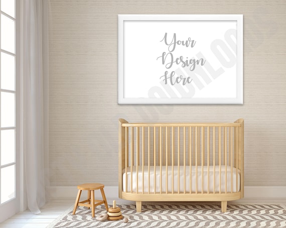 Landscape Photo Mockup 2to3 Ratio Childs Bedroom Nursery Wall