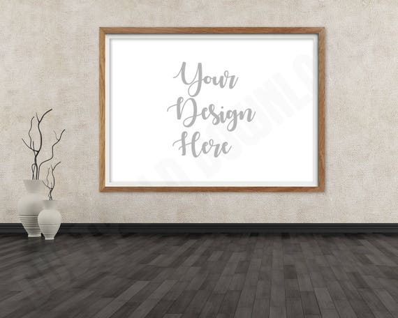 Landscape Photo Mockup 2to3 Ratio Modern Hallway Wall Art