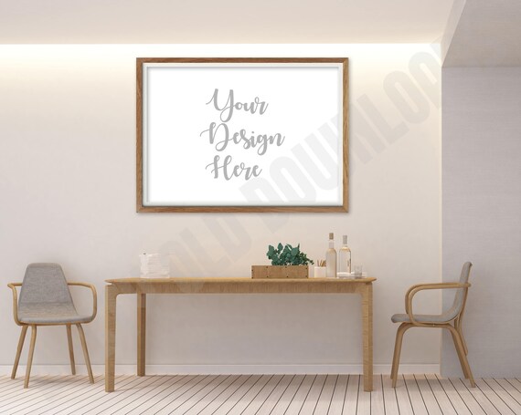 Download Landscape Photo Mockup 2to3 Ratio Kitchen Wall Art Digital - T-Shirt Mockup Psd File Free ...