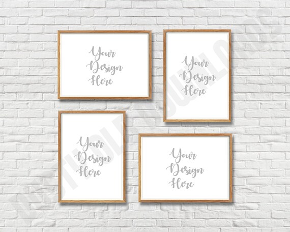 Mixed Orientation Mockup 2to3 Ratio Brick Wall Wall Art