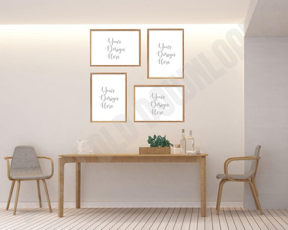 Mixed Orientation Mockup 2to3 Ratio Kitchen Wall Art Digital