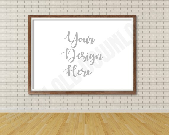 Landscape Photo Mockup 2to3 Ratio Blank Wall Wall Art