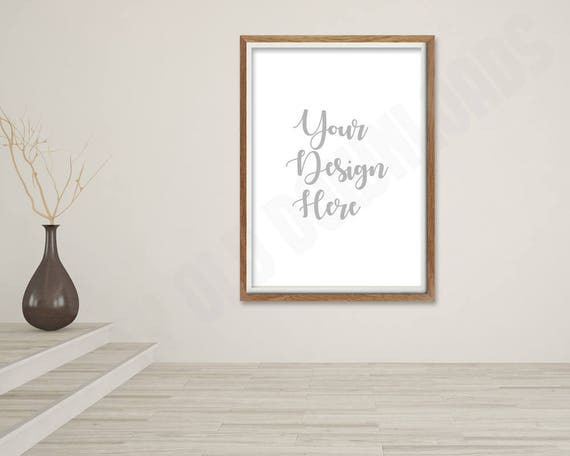 Portrait Photo Mockup 2to3 Ratio Modern Hallway Wall Art Portrait Photo Mockup 2to3 Ratio Modern Hallway Wall Art