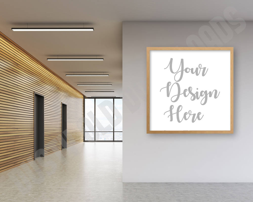 Download Square Photo Mockup Office Business Warehouse Work Wall Etsy