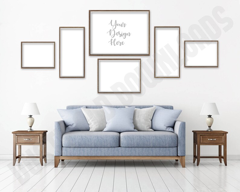 Livingroom Digital Download 2to1 Wall Art 5to4 4to3 Mixed Ratio Mockup