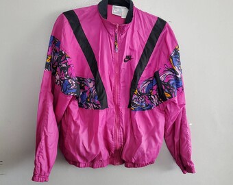 Nike Floral Jacket - Etsy
