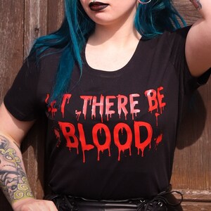 T-shirt gothique gore noir - T-shirt grunge gothique effrayant