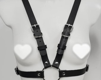 Gothic Leather Minimalist Harness