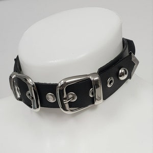 Statement Stylish Gothic Leather Choker