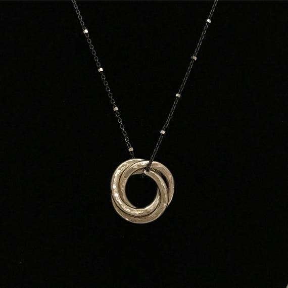Love Knot Necklace Silver Sterling Gold Rose - Sterling Silver Love Knot Pendant Necklace