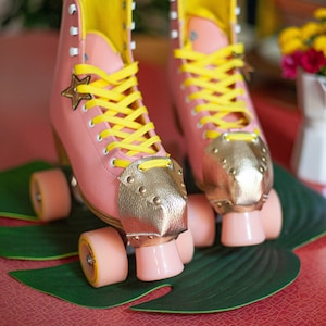 Protetores de dedos de patins de couro ecológico metálico