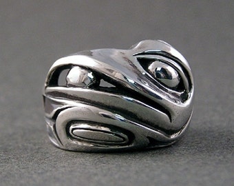 Sterling Silver Raven Ring