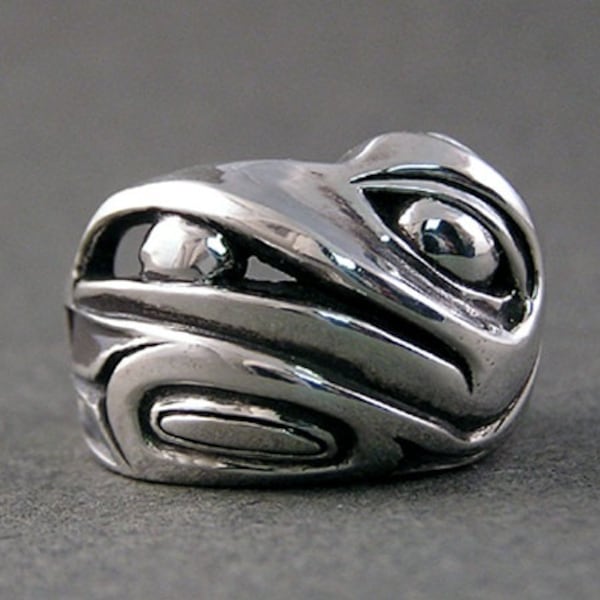 Sterling Silver Raven Ring