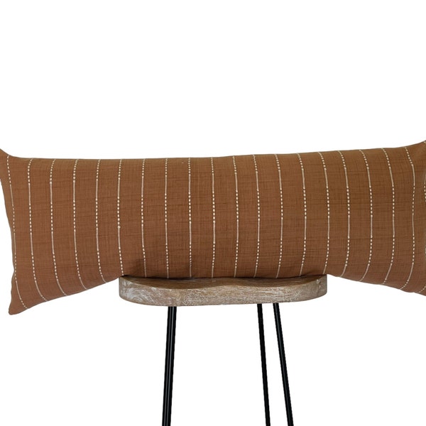 Brown Lumbar Pillow Etsy