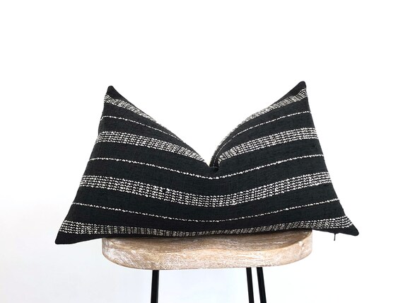 Black and cream lumbar pillow hotsell
