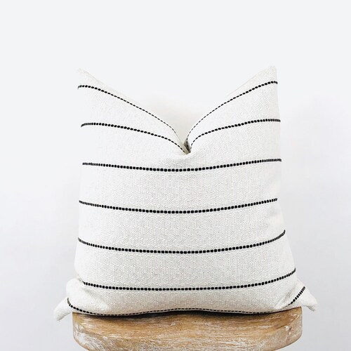 Textured Pillow Cover Camel/offwhite 20x20 22x22 24x24 Etsy