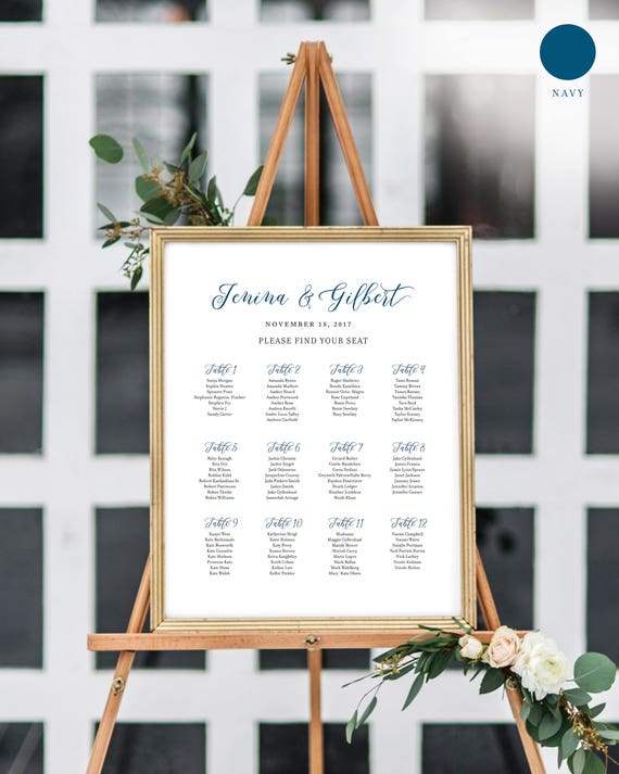 Elegant Seating Chart